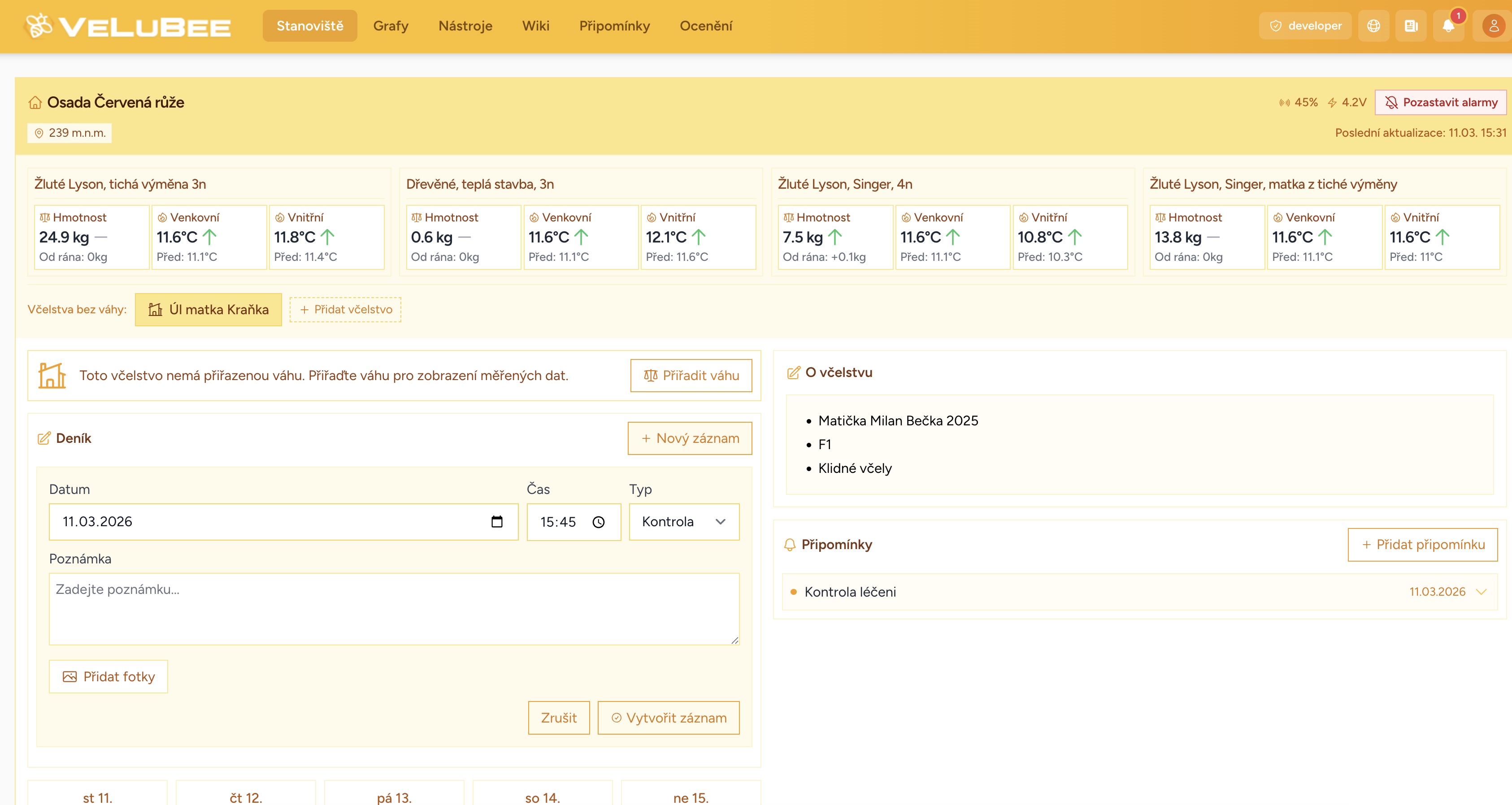 Colonies – Správa kolonií